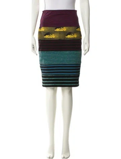 Pre-owned Prada 2016 Knee-length Skirt In Black