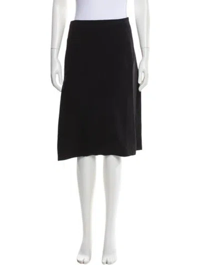 Pre-owned Prada 2016 Knee-length Skirt In Black