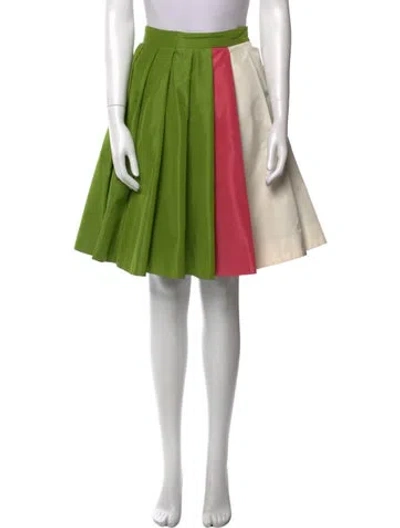 Pre-owned Prada 2016 Knee-length Skirt In Green