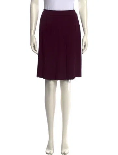 Pre-owned Prada 2016 Knee-length Skirt In Purple