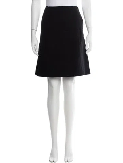 Pre-owned Prada 2016 Knee-length Skirt W/ Tags In Black