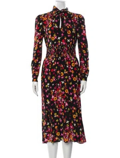 Pre-owned Prada 2016 Midi Length Dress In Multi