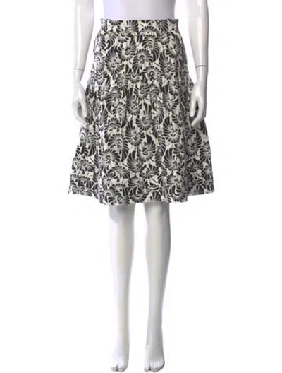 Pre-owned Prada 2016 Midi Length Skirt In Multi