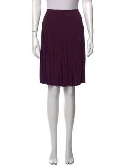 Pre-owned Prada 2016 Midi Length Skirt In Purple