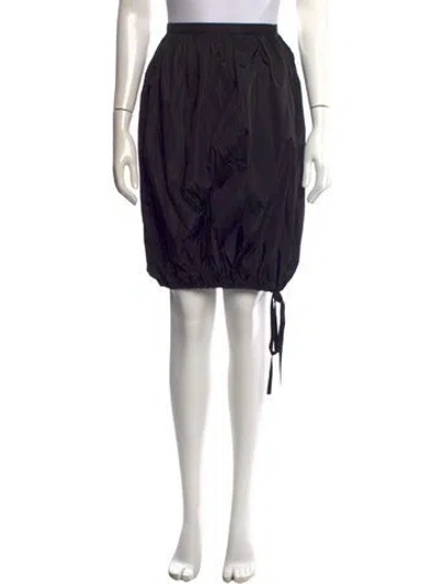 Pre-owned Prada 2016 Mini Skirt In Black