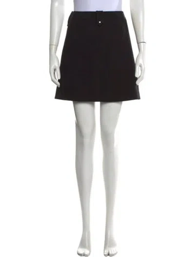 Pre-owned Prada 2016 Mini Skirt In Black