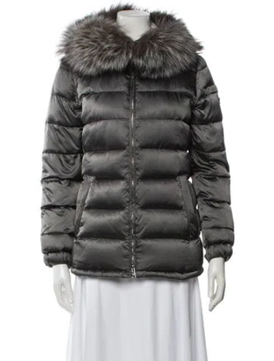 Pre-owned Prada 2016 Nylon Puffer Jacket In Gray