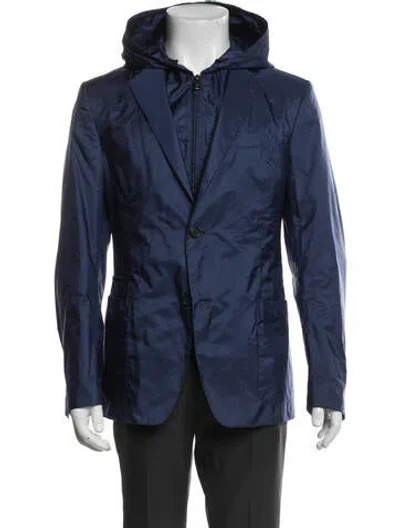 Pre-owned Prada 2016 Parka In Blue