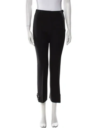 Pre-owned Prada 2016 Straight Leg Pants In Black