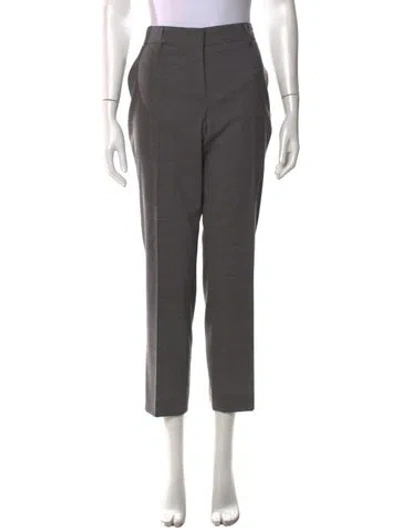 Pre-owned Prada 2016 Straight Leg Pants In Grey