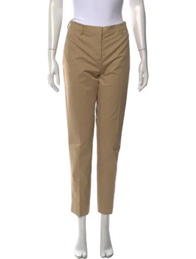 Pre-owned Prada 2016 Straight Leg Pants In Neutral