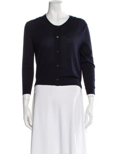 Pre-owned Prada 2016 Virgin Wool Sweater In Blue