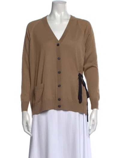 Pre-owned Prada 2016 Virgin Wool Sweater In Neutrals