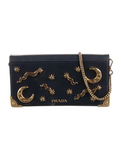 Pre-owned Prada 2016 Wallet In Blue