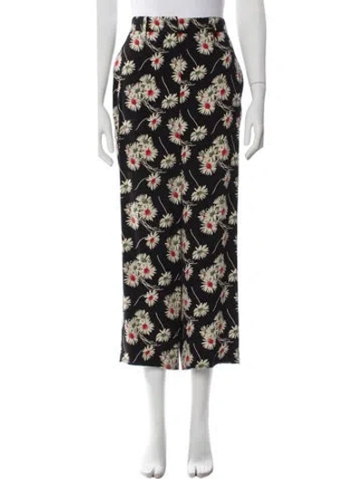 Pre-owned Prada 2016 Wide Leg Pants In Black