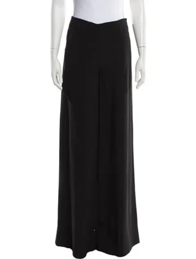 Pre-owned Prada 2016 Wide Leg Pants In Black