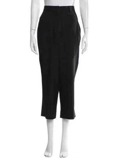 Pre-owned Prada 2016 Wide Leg Pants In Black