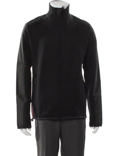 Pre-owned Prada 2016 Wool Jacket W/ Tags In Black