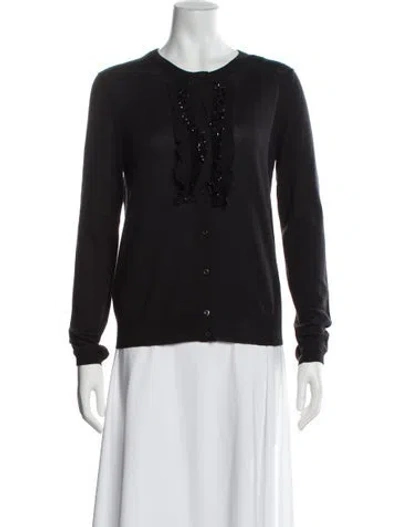 Pre-owned Prada 2016 Wool Sweater In Black