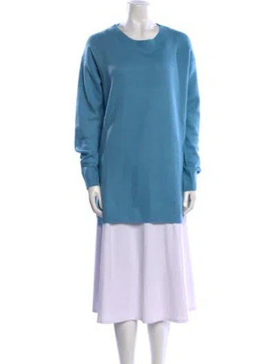 Pre-owned Prada 2016 Wool Sweater In Blue