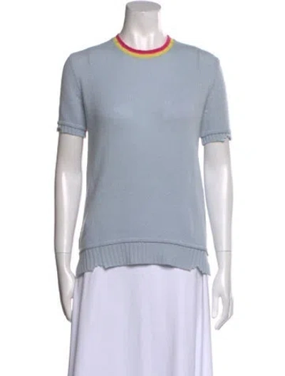Pre-owned Prada 2016 Wool Sweater In Blue