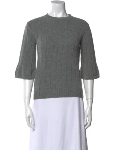 Pre-owned Prada 2016 Wool Sweater In Gray