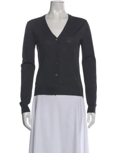 Pre-owned Prada 2016 Wool Sweater In Gray