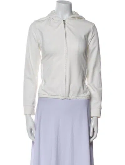 Pre-owned Prada 2017 Biker Jacket In Neutral