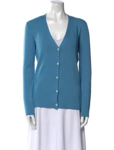 Pre-owned Prada 2017 Cashmere Sweater In Blue
