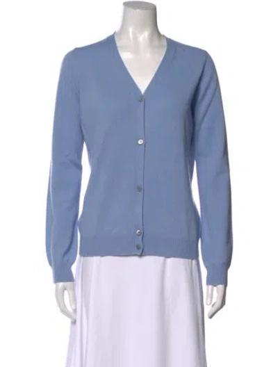 Pre-owned Prada 2017 Cashmere Sweater In Blue
