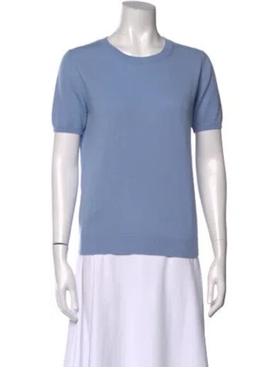 Pre-owned Prada 2017 Cashmere Sweater In Blue
