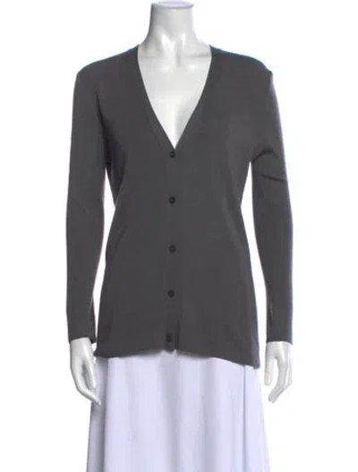 Pre-owned Prada 2017 Cashmere Sweater In Gray