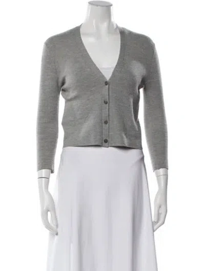 Pre-owned Prada 2017 Cashmere Sweater In Grey