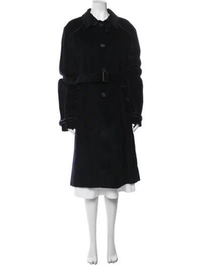 Pre-owned Prada 2017 Coat In Black