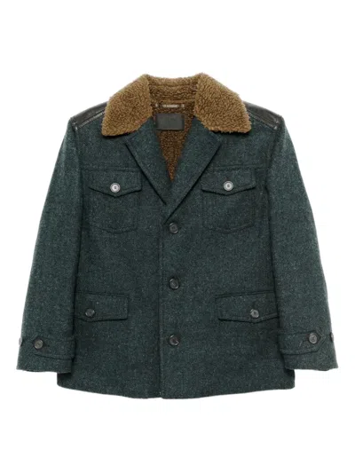 Pre-owned Prada 2017 Coat In Green