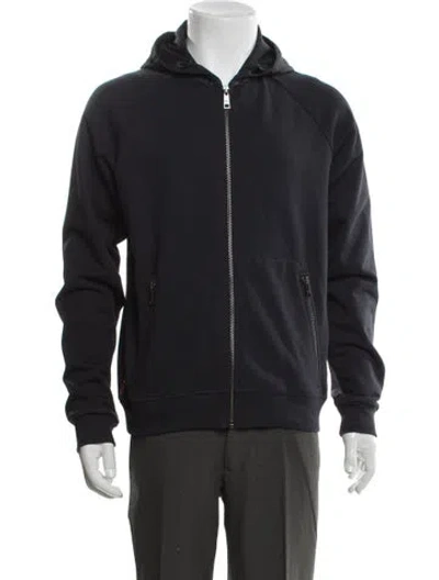 Pre-owned Prada 2017 Crew Neck Hoodie In Blue