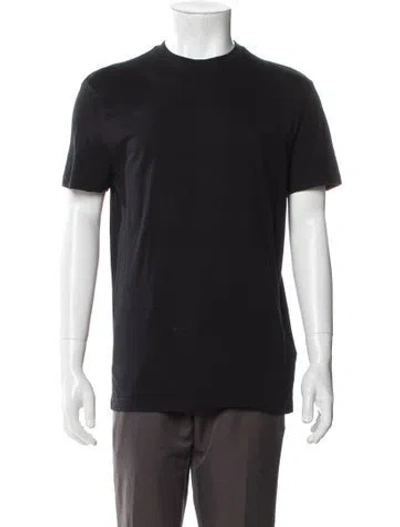 Pre-owned Prada 2017 Crew Neck T-shirt In Black