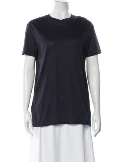 Pre-owned Prada 2017 Crew Neck T-shirt In Blue