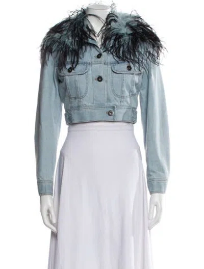 Pre-owned Prada 2017 Denim Jacket In Blue