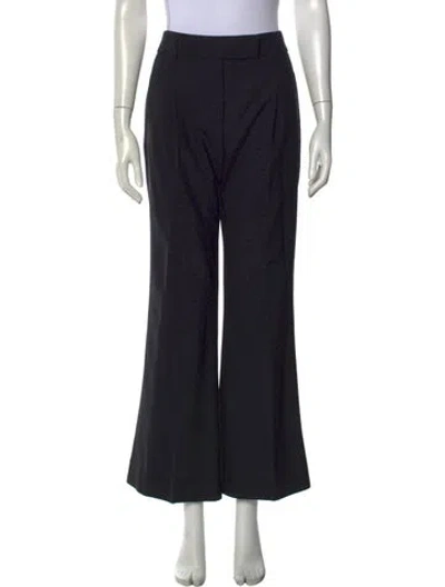 Pre-owned Prada 2017 Flared Pants In Black