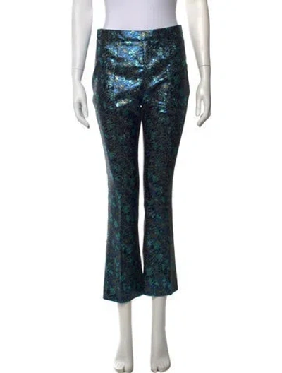 Pre-owned Prada 2017 Flared Pants In Blue