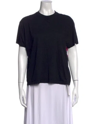 Pre-owned Prada 2017 Graphic Print T-shirt In Black