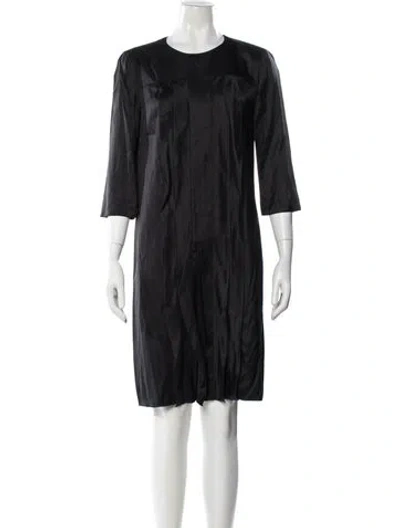 Pre-owned Prada 2017 Knee-length Dress In Black