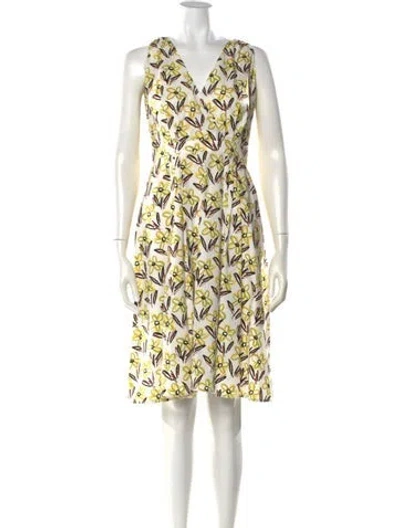 Pre-owned Prada 2017 Knee-length Dress In Multi