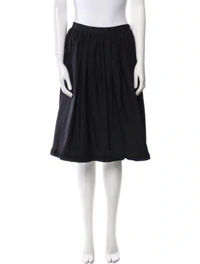 Pre-owned Prada 2017 Knee-length Skirt In Black