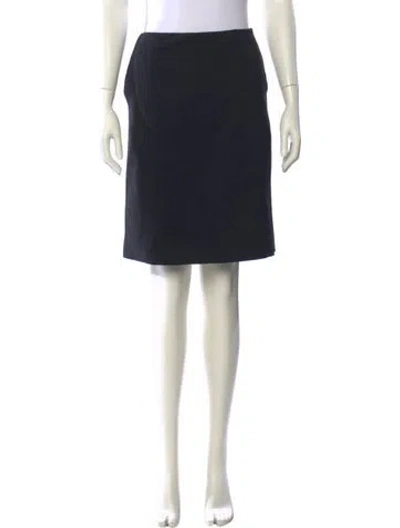 Pre-owned Prada 2017 Knee-length Skirt In Black