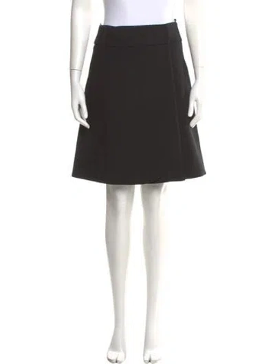 Pre-owned Prada 2017 Knee-length Skirt In Black