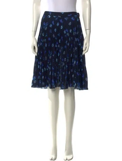 Pre-owned Prada 2017 Knee-length Skirt In Blue