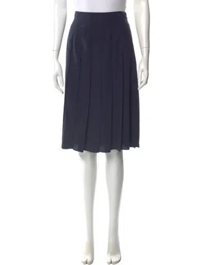 Pre-owned Prada 2017 Knee-length Skirt In Blue
