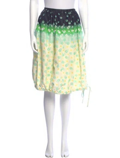 Pre-owned Prada 2017 Knee-length Skirt In Multi